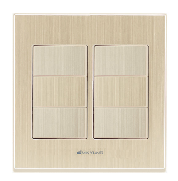 Bộ công tắc sáu 16A Amalus