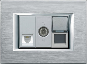Ổ cắm TV - mạng - thoại Axolute HA4803CR
