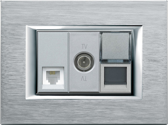 Ổ cắm TV - mạng - thoại Axolute HA4803CR