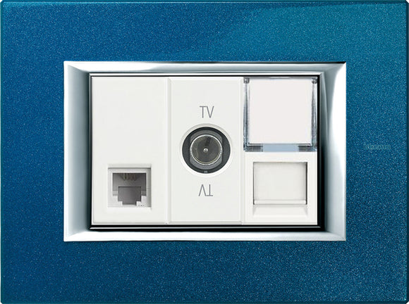 Ổ cắm TV - mạng - thoại Axolute HA4803BM